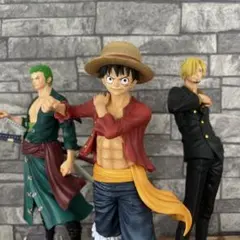 新品未使用】 ワンピース ルフィ ゾロ サンジ フィギュアセット 一番