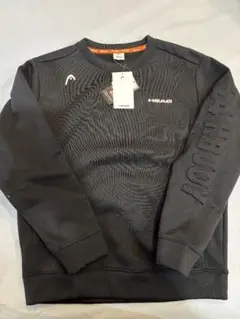 新品タグ有り　HEAD ブラック クルーネック トレーナー　Lサイズ