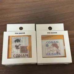 名探偵コナン 3COINS スリコ ピンバッジ 江戸川コナン 灰原哀