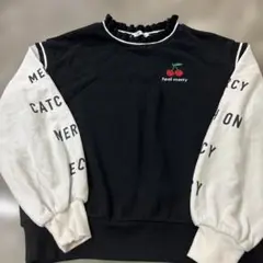 KHALITA チェリー刺繍 トレーナー子供服女の子