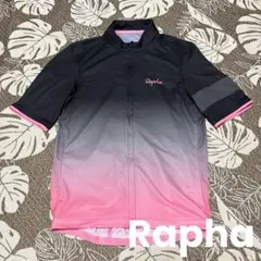 Rapha ラファ スーパーライトウェイトジャージ 半袖 Lサイズ 黒ピンクのサムネイル
