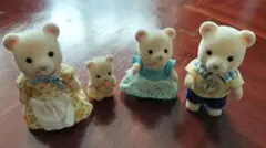 シルバニアファミリー しろくまファミリー　　セット