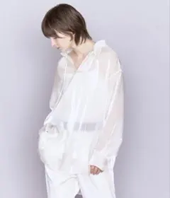 新品未使用　AEWEN MATOPH オーガンジー ドローストリング ブラウスのサムネイル