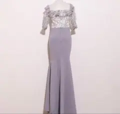 レース袖 ナイトドレス