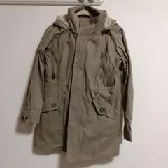 カーキ フード付き モッズコート