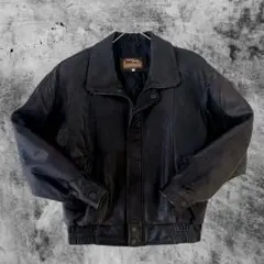 希少 90s Vintage レザージャケット ボンバー A-2 ラムレザー羊革