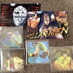 ジョジョ 1部　ミニクリアファイル　箔押しコースター　6点