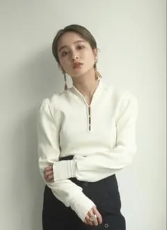 todayful スタンドカラーリブトップス TODAYFUL（トゥデイフル）の「スタンドカラーリブトップス（Tシャツ