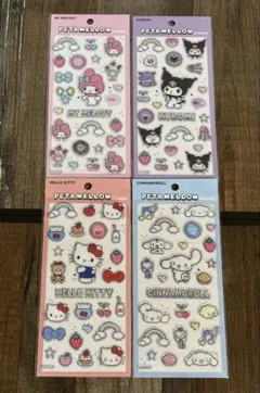 PETA MELLOW サンリオステッカー〚4種〛セット