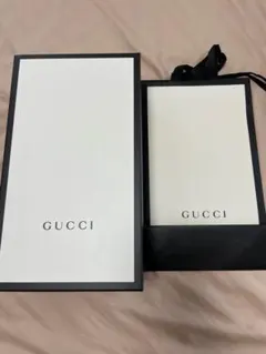 本日最終値下げ！！☆GUCCI ギフトボックス 靴箱　ショップ袋 保存袋セットのサムネイル
