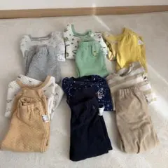 ユニクロ キルトパジャマ フリース 90 100 6セット まとめ売り