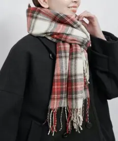 【Peter MacArthur/ピーターマッカーサー】ウール混チェックストール