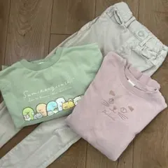 値下　3点セット120cm 女の子　トレーナー、 ズボン