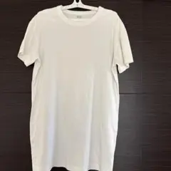 UNIQLO U クルーネックワンピース M ホワイト