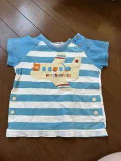 HOT BISCUITS 飛行機プリント Tシャツ