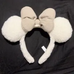 ♡ 東京ディズニーランド シー ミニーマウス カチューシャ モコモコ ボア ♡