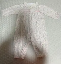 familiar 花柄ロンパース 70