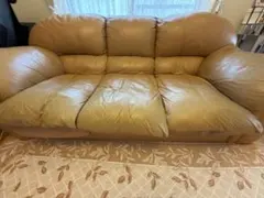 【えみり】ブラウンレザー 2人掛けソファ① えみり様専用】ブラウンレザー 2人掛けソファ① | Mercari