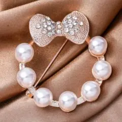 ブローチ コサージュ パール ビジュー 卒業 入学 卒園 フォーマル スーツ