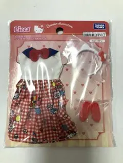 【新品未開封】リカちゃん　マイチョイス　ワンピ&カチューシャ　ハローキティ