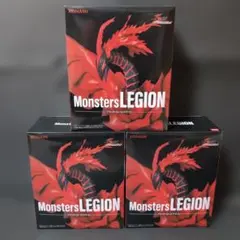 KONAMI Monsters LEGION 赤いドラゴンフィギュア　3個セット