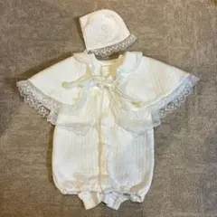 ベイビーセレモニードレス50㌢〜60㌢退院着　お宮参り等【冬用】