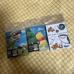 ブック型付箋メモ★3点セット★トイストーリー★くまのプーさん★ドリー★ディズニー