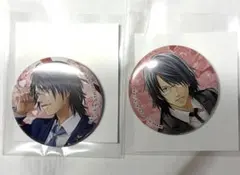 新テニスの王子様 学プリ ドキサバ 記念展 缶バッジ 2種 不二周助