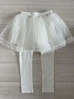 新品未使用 petit main レギンス付きチュールスカート 110cm