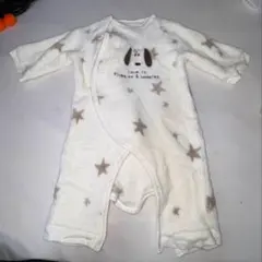 【数回着用】スヌーピー　マイクロフリースカバーオール