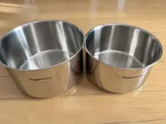 Tupperware コンパクトクックウェア　ステンレス製鍋 2点セットのサムネイル