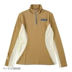 新品タグ CPG GOLF ハーフジップ長袖シャツ ハイネック モックネック Mのサムネイル