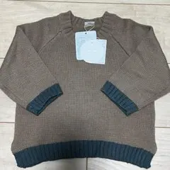 ベージュ　ニット　80cm