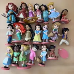 ディズニー ミニフィギュア まとめ売り　一部破損あり　下にネーム記載
