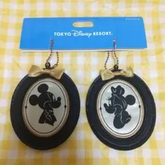 東京ディズニーリゾート ミッキー&ミニー シルエットスタジオ ワッペンバッジ
