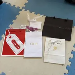 Dior など　ブランドショッピングバッグセット