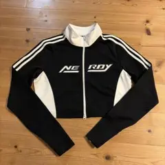 NERDY 韓国 ジップアップ クロップドジャケット