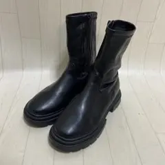 セスト ボリュームトラックソール厚底ストレッチショートブーツ