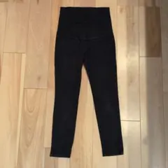 無印良品 マタニティパンツ 黒　産前産後