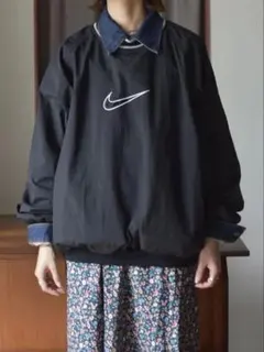 90s NIKE ナイキ ナイロンプルオーバー ジャケット 銀タグ