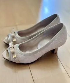 ✴︎velikoko ✴︎ オープントゥパンプス 《 21.5cm 》