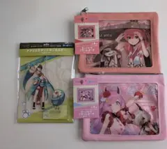 アクスタ＆ポーチ3点セット モンスターハンターワイルズ×ホロライブ第2弾