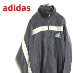 アディダス adidas ナイロンジャケット ブルゾン アウター 刺繍ロゴ