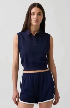 【新品】GAP クロップド タンクトップポロシャツのサムネイル