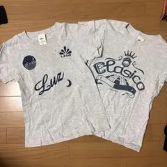 2枚セットEl Clasico & Luz デザインTシャツ