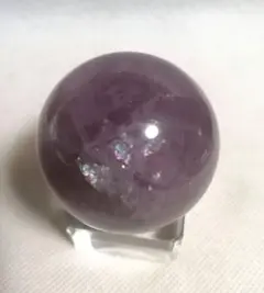 新品】訳あり　虹がありパープル系フローライト