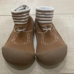Baby feet ブラウン ファーストシューズ