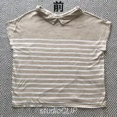 ボーダー半袖トップス\スタディオクリップ