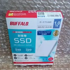 BUFFALO ポータブルSSD 1.9TB SSD-PG1.9U3-WA 白 - メルカリ