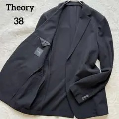 美品】theory リネン100% ジャケット ライダース 黒 S春秋アウター